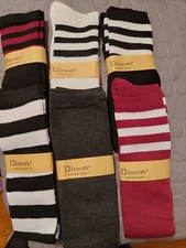 THIGH HIGH SOCKS Over the Knee Stocking Long Boot Leg Warmer 6 Pairs By DIMORE