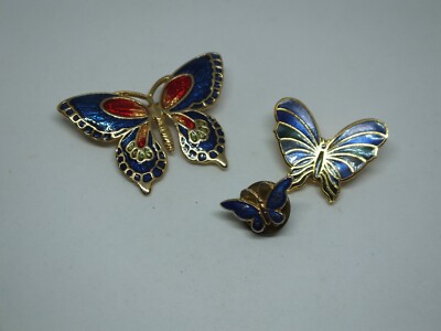 8 Elegant Butterfly  BROOCHES Set - Gold, Silver, Black, Red, Blue Amazon.com: Rhinestone Butterfly Brooch Pin for Women Girls  main image 3