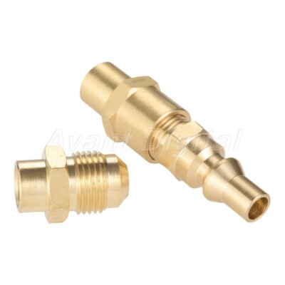 For Weber Q Grill 1/4'' Propane Quick Connect Disconnect Conversion Adapter Kit