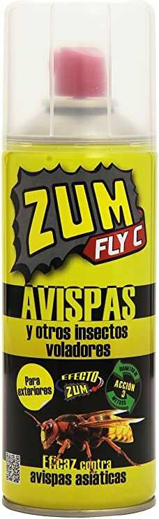 Spray ANTI-AVISPAS. Eficaz contra la avispa asiática velutina. 3 m. de distancia