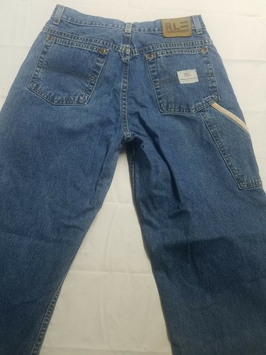 Polo Jeans co Ralph Lauren Boys Tag Sz 16 Straight Leg Relaxed Jeans 28x28 Wide