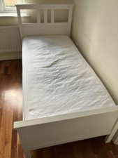 IKEA Hemnes White Single Bed Wirh Mattress
