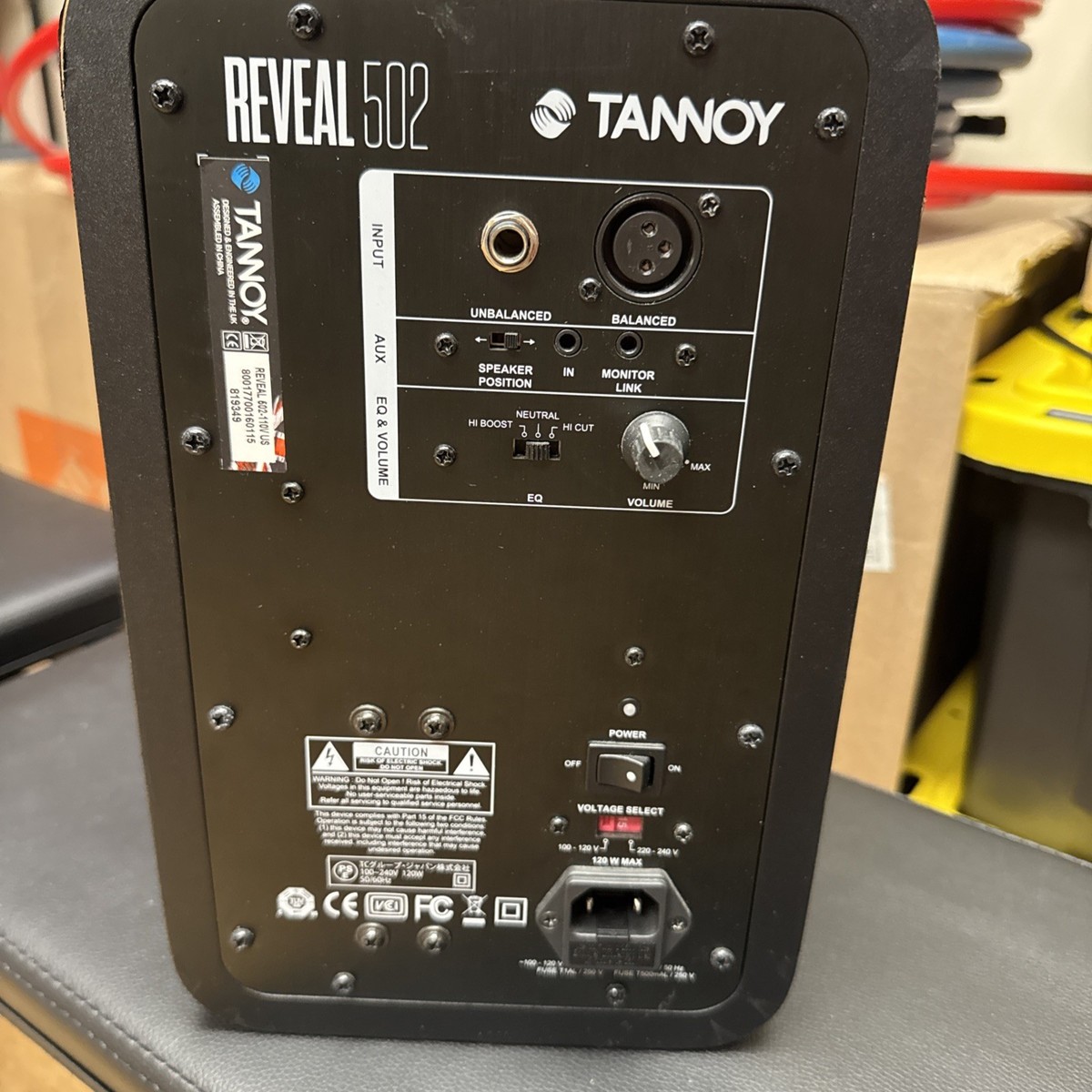 Tannoy Reveal 502 5-inch Powered Studio Monitor W/ Original Box | eBay