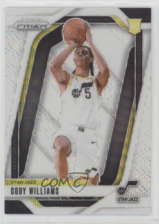 2024-25 Panini Prizm White Wave Prizm 35/38 Cody Williams #232 Rookie RC 1b7p