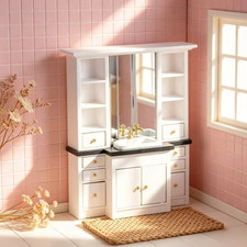 1:12 Dollhouse Miniature - Bathroom Vanity with Sink - lot 1218 