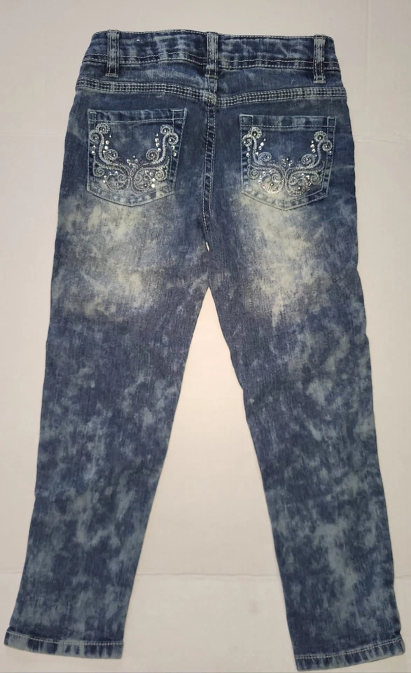 Mudd Girls Light denim Jeans Size 6 Slim Straight 22x18 - Image 2 of 4