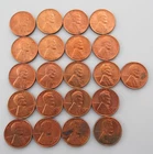 1944 D Lincoln Wheat Pennies, 21 Coins BU Quality