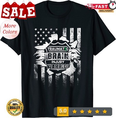 Traumatic Brain Injury Survivor Flag Power Tbi Unisex T-Shirt