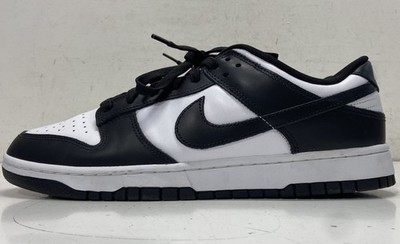 Nike Dunk Low 'Black White' Sneakers Men's Sz 12