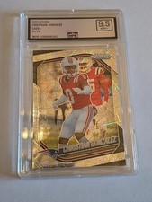 2025 Prizm Lazer Christian Gonzalez Patriots MPE Mint+ 9.5