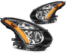 For Nissan For Rogue 2008-2013 2009 Chrome Housing Pair Headlights Assembly