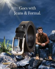 Mens Belt Genuine Leather Belts For Men Dress Belt for Mens/