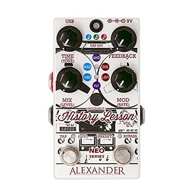 Alexander Pedals History Lesson Volume 3 Echo Delay Guitar Effects Pedal