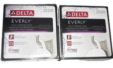 2-Pack Delta Everly EVE35-BN Towel Robe Hooks SpotShield Brushed Nickel NEW box