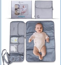 Portable diaper changer, lightweight and travel-ready diaper changing pad