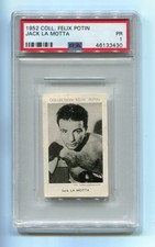 1952 Collection Felix Potin Boxe Jake Jack LaMotta La Motta PSA 1 Boxer Raging