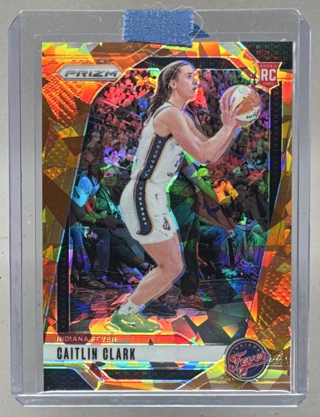 Caitlin Clark 2024 Panini WNBA Prizm #22 Orange Ice Rookie RC