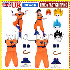 Kids Adult Anime Dragon Ball Z Son GoKu Cosplay Costume Party Outfit Halloween~!