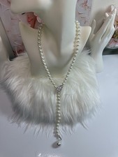 Beautiful simulated pearl necklace. Instant elegance for day or evening.