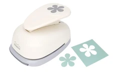 Bira Craft 3 inch Flower 3 Shape Lever Action Punch for Paper off-white 