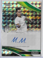 2025 Topps Chrome Tennis Michael Mmoh Geometric Refractor Auto Autograph B