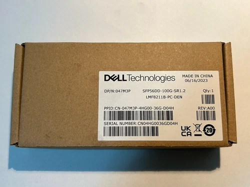 Dell SFP56DD-100G-SR1.2 047M3P LMF8211B-PC-DEN - 47M3P New
