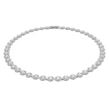 Swarovski women's una angelic tennis necklace size One Size