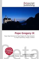 Lambert M. Surhone (U. A.) | Pope Gregory IX | Taschenbuch | Englisch (2026)