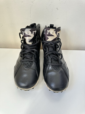 Jordan Shoes Mens‎ Size 9.5 Retro 7 Black Football Cleats 719543-010 Jordan 7 Retro TD Cleat Black White for Sale | Authenticity  main image 2
