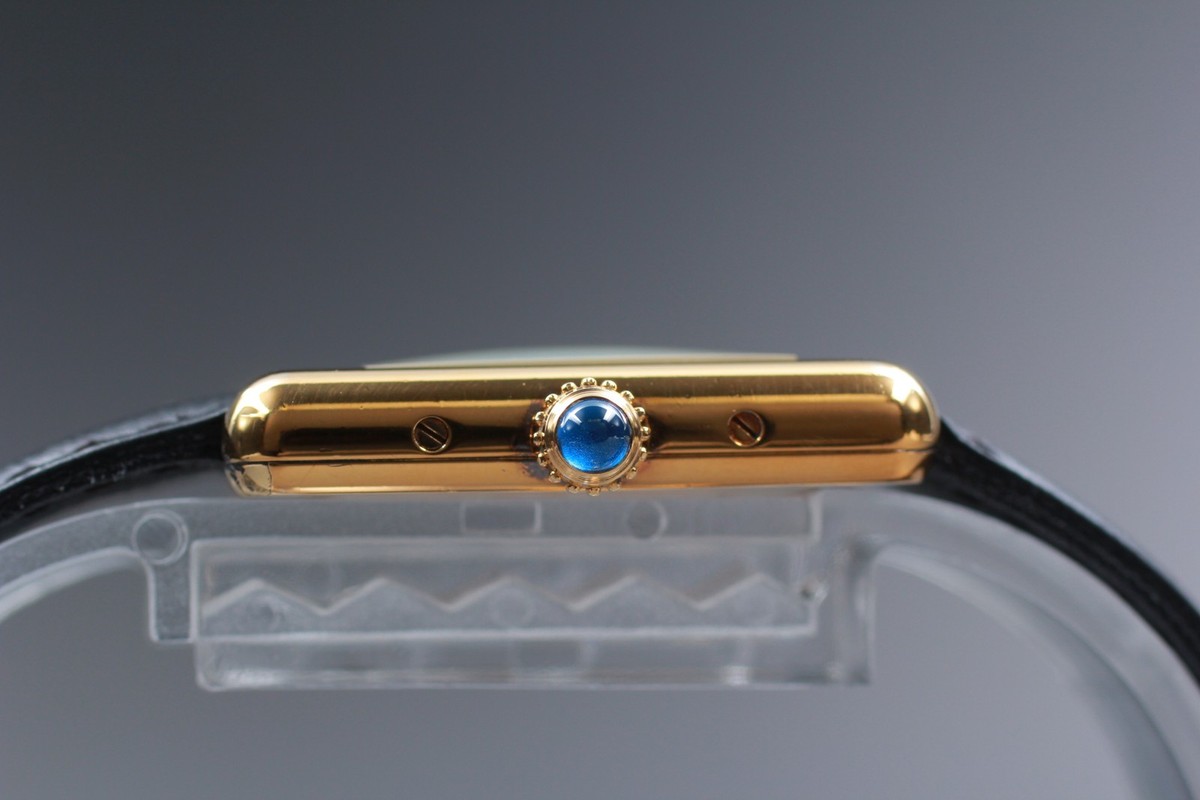 Vintage Exc+5 Cartier Must De Tank Vermeil 5057001 Women's Quartz