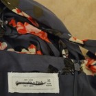 Abercrombie & Fitch Women’s XS Navy Floral Jumpsuit Strappy Square Neck Zip — photo 6