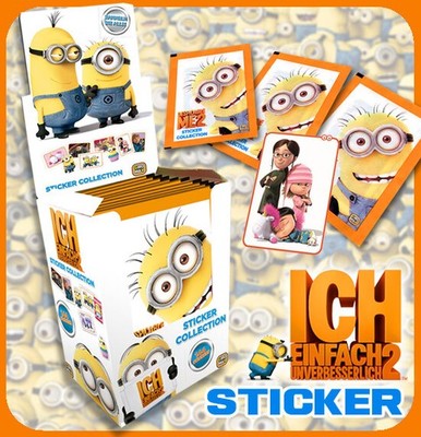 Ich einfach unverbesserlich 2 - Sammelsticker - Display mit 50 Tüten Neu OVP