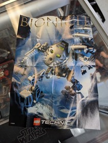 Onua Complete W/ Canister Instructions Poster | Lego Bionicle 8532