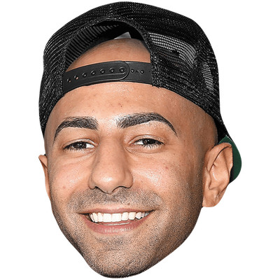 Yousef Erakat (Mütze) Big Head. Größer als das Leben Maske.