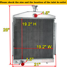 Radiador compatible con Lincoln Welder 200 250 AMP SA200 SA250 H19491 249748N G1087