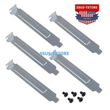 5pcs Tool Free Metal PC System/Case PCI Expansion Card Slot Cover Plate