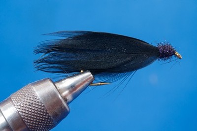 Fliegentom Streamer 3 Stück Schwarzer Koppenstreamer