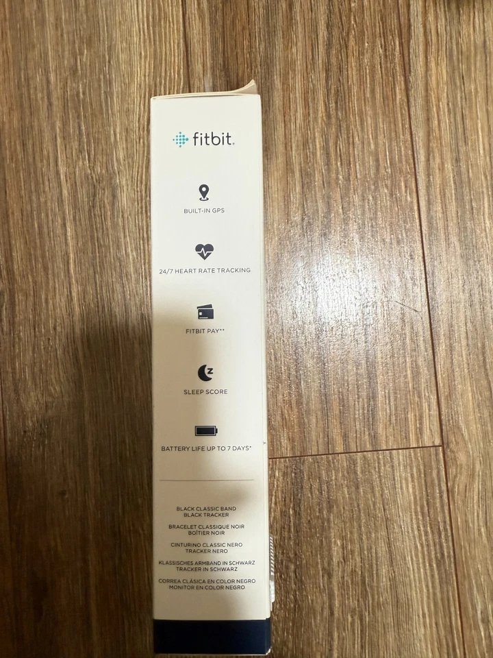 NEW Fitbit Charge 4 Fitness Activity Tracker Heart Rate Monitor Smartwatch Black - Image 3 of 4