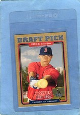 2005 Topps Traded/ UPDATE #uh317 JACOBY Ellsbury Rookie Base Gold/2005 & Chrome