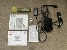 Canon ES75 Hi8 8mm Camcorder Accessories Bundle OEM Charger Manual