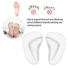 Orthotic Silicone Feet Foot Arch Support Cushion Shoe Insoles Pads