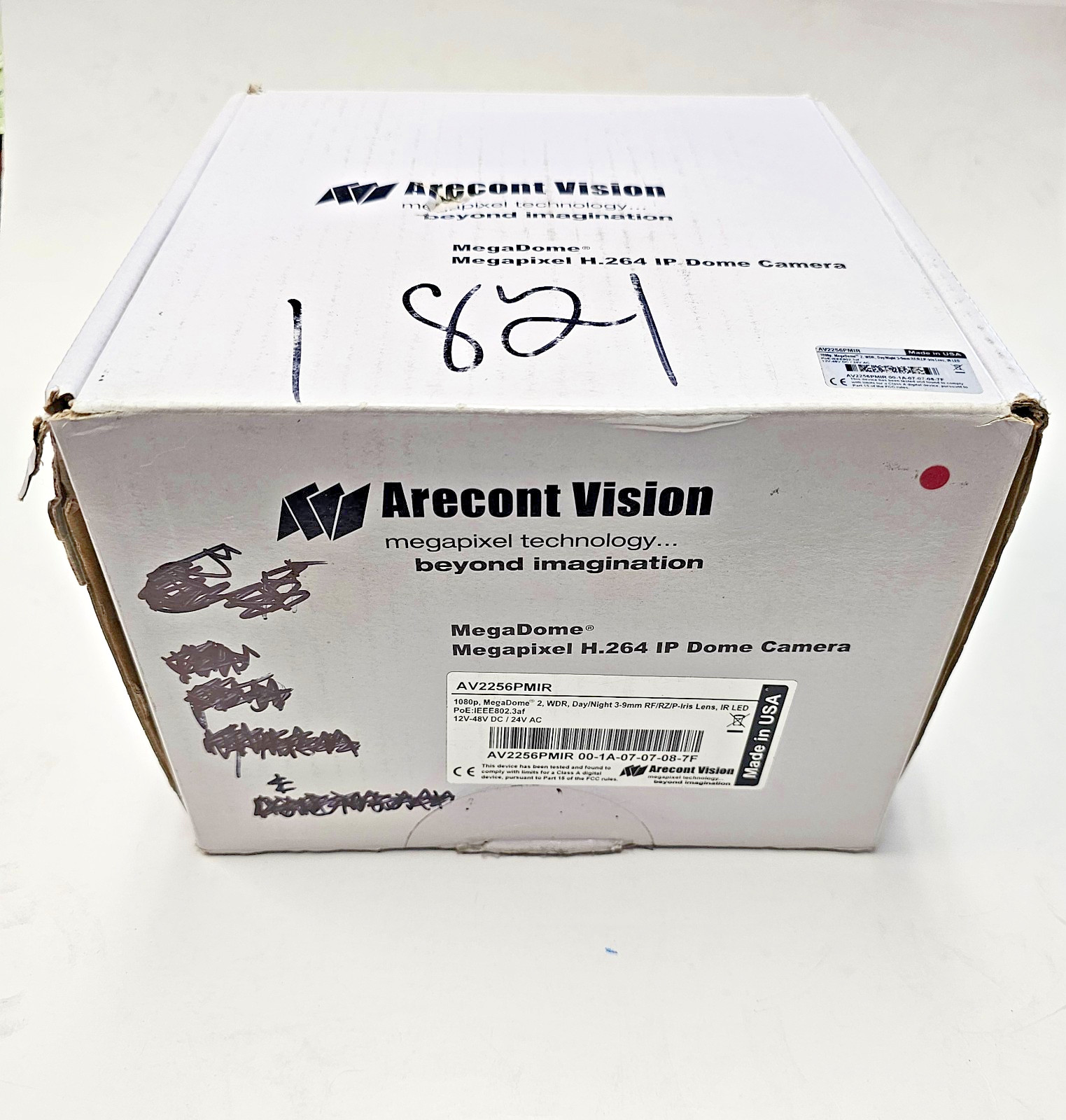 Arecont Vision AV2256PMIR MegaDome Megapixel H0264 Ip Dome Camera NEW (Open Box)