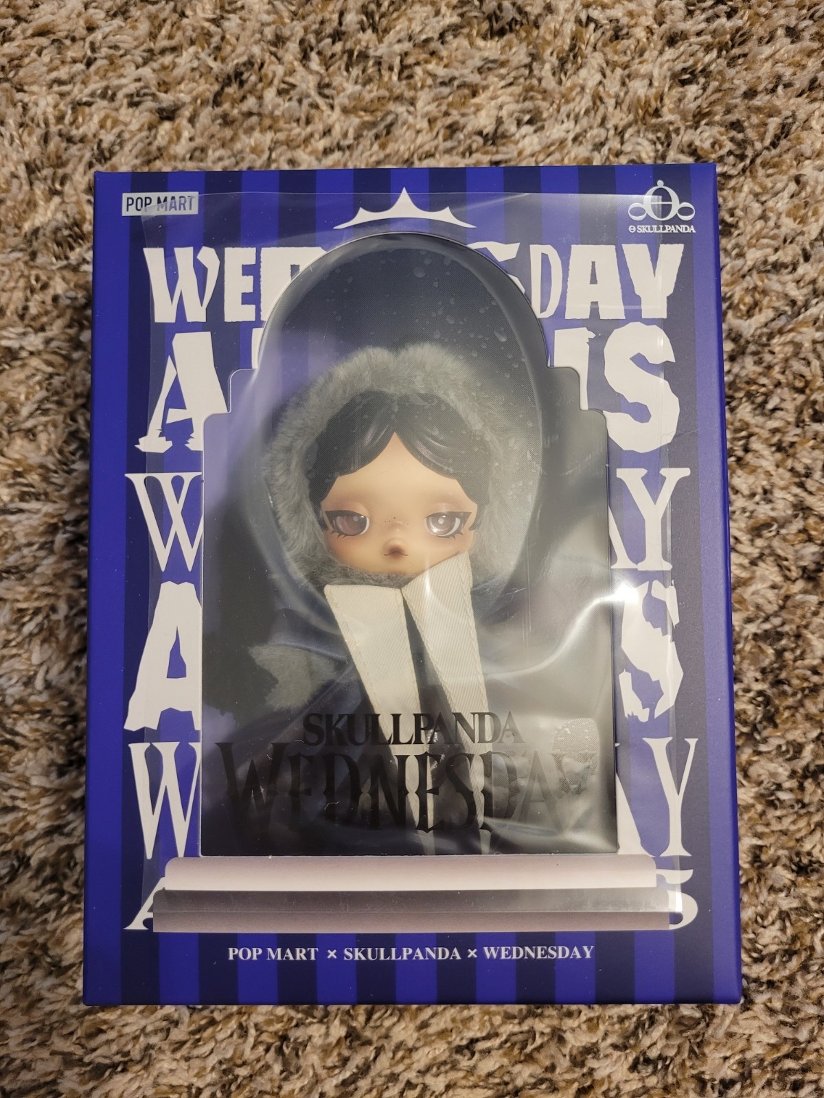 SKULLPANDA X WEDNESDAY PLUSH (NEVERMORE ACADEMY UNIFORM VERSION) 