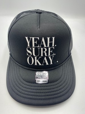 Kelsea Ballerini Official Merch ''Yeah Sure Okay'' Otto Trucker Hat Black Snapback