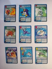 Vintage 2001 Digimon Carddass Lot of 9