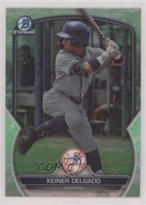 2023 Bowman Draft Chrome Lunar Glow Refractor Keiner Delgado #BDC-119 0b3
