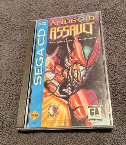 Sega CD Android Assault: The Revenge of Bari-Arm Complete with Reg Card