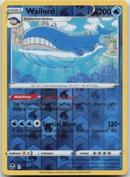 Wailord 038/195 Silver Tempest Reverse Holo