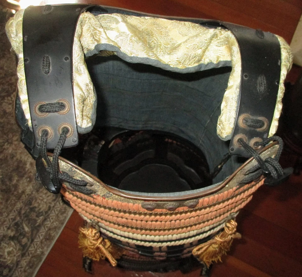 日本武士盔甲 Do Kusazuri Cuirass 二手 30 英寸 L 含 kusazuri — 第 3/4 张图片