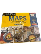 National Geographic Maps On CD-ROM Windows 95/98 Sealed Box 1999